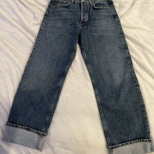 AGOLDE FRAN STRAIGHT LEG JEANS